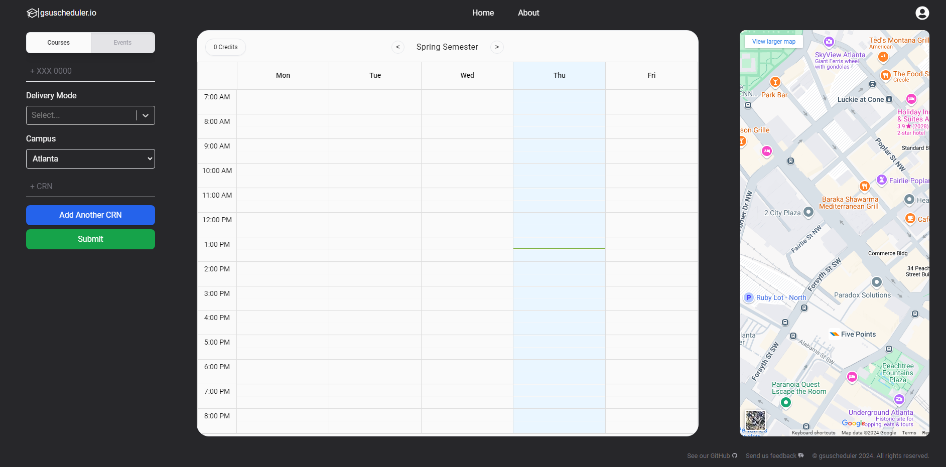 GSU Scheduler
